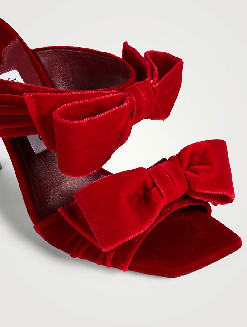 Flaca Velvet Mules