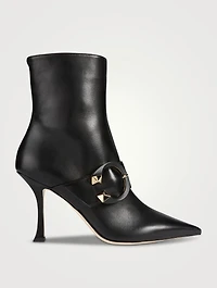 Magik Leather Ankle Boots