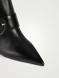 Magik Leather Ankle Boots