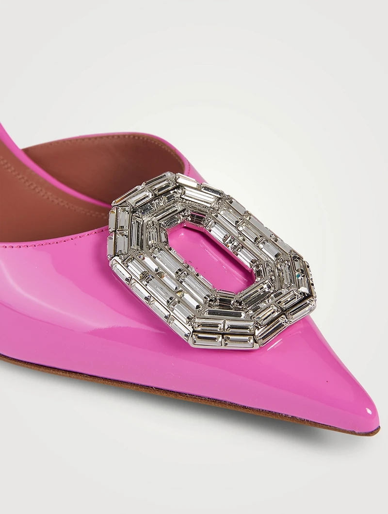 Camelia Patent Leather Slingback Pumps