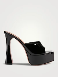 Dalida Patent Leather Platform Mules