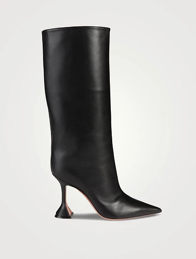 Fiona Leather Mid-Calf Boots