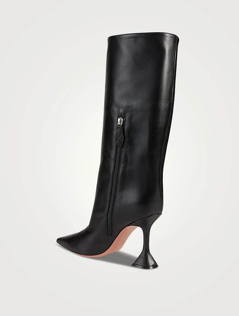 Fiona Leather Mid-Calf Boots