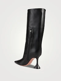 Fiona Leather Mid-Calf Boots