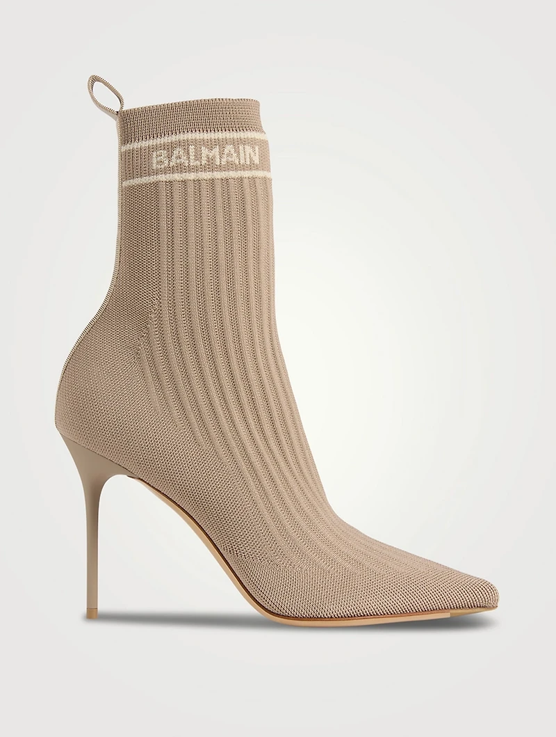 Skye Stretch Knit Ankle Boots