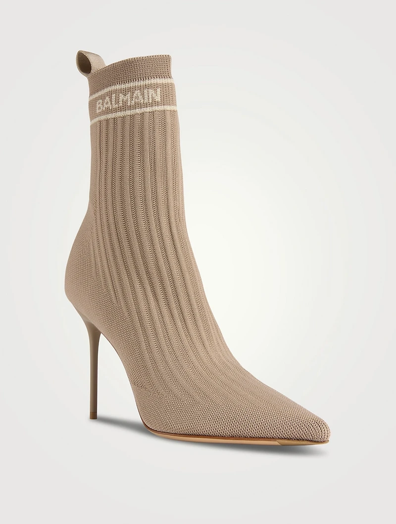 Skye Stretch Knit Ankle Boots