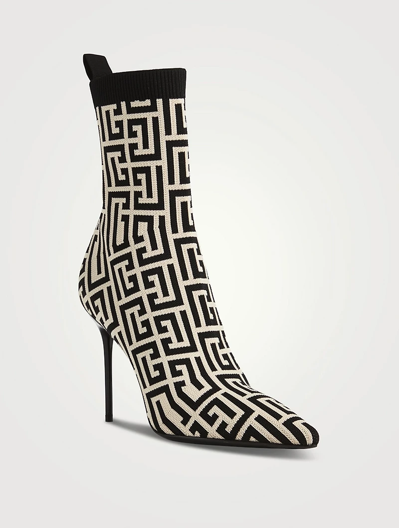 Skye Stretch Knit Ankle Boots