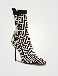 Skye Stretch Knit Ankle Boots