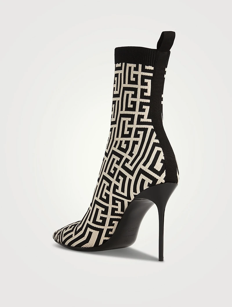 Skye Stretch Knit Ankle Boots