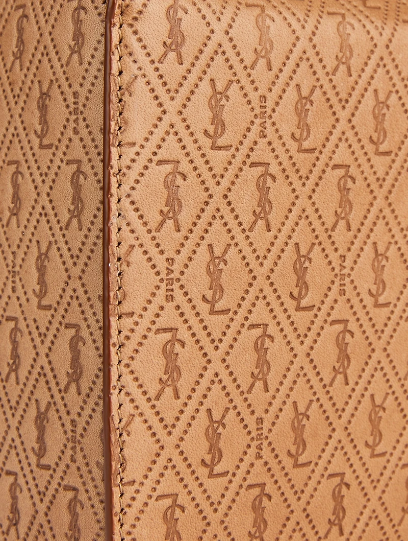 Take-Away Box Leather Clutch