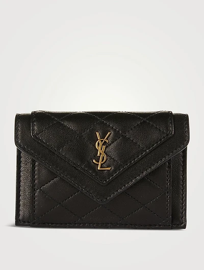Gaby YSL Monogram Leather Card Case