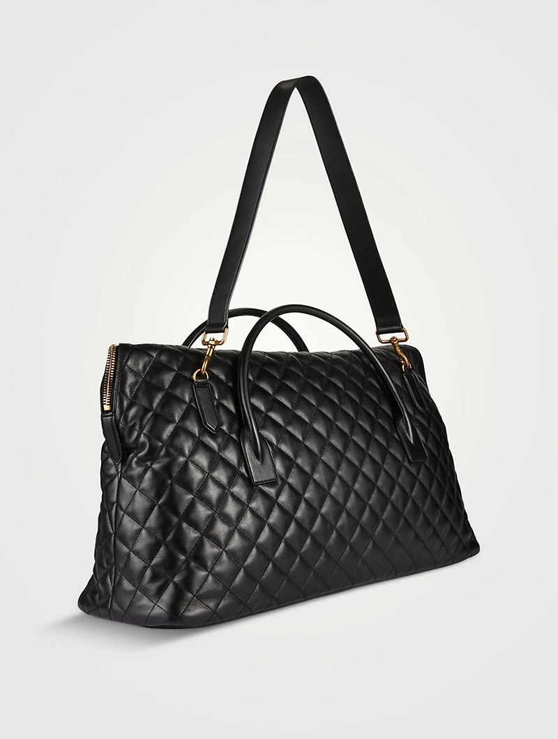 ES Giant Leather Travel Bag