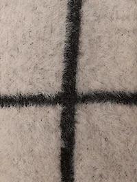 Elle Coat Check Print