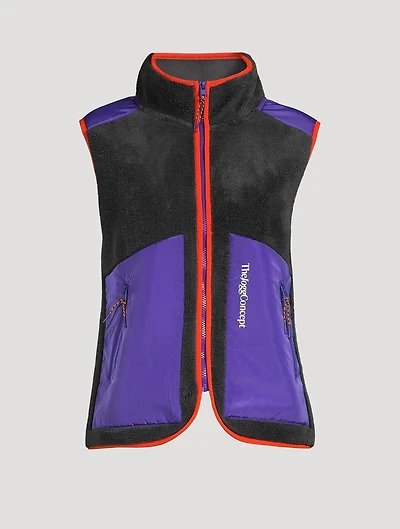 Jcbibi Fleece Vest With Piping
