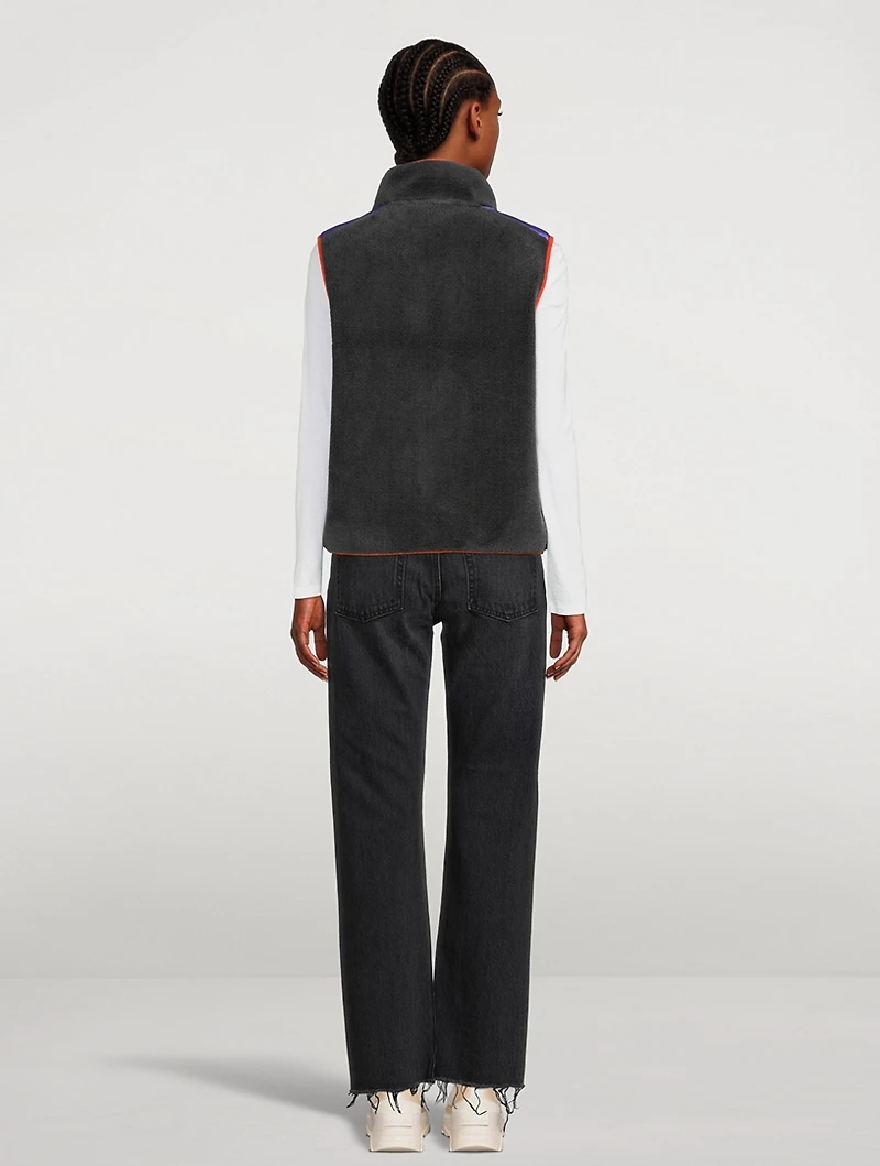 Jcbibi Fleece Vest With Piping