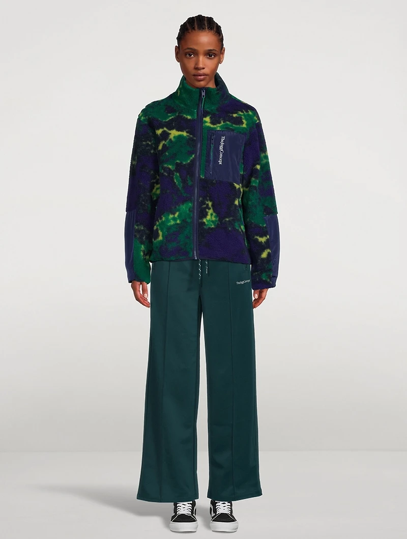 Jcberra Printed Fleece Jacket
