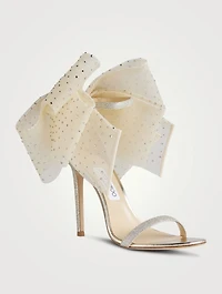 Aveline Embellished Grosgrain Stiletto Sandals