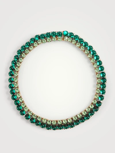 Cabochon Mix Choker Necklace