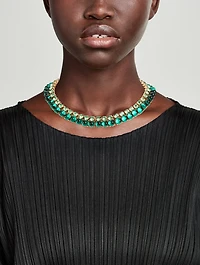 Cabochon Mix Choker Necklace