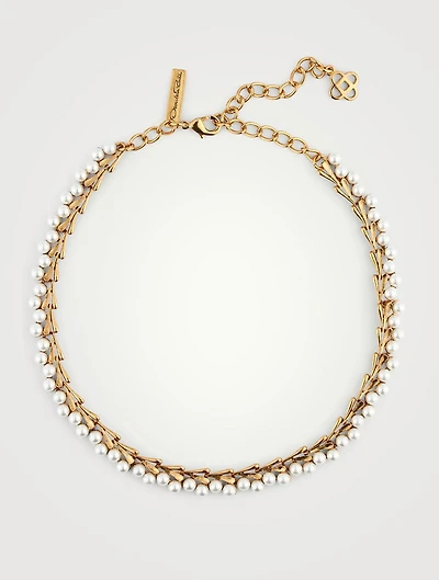 Faux Pearl Necklace
