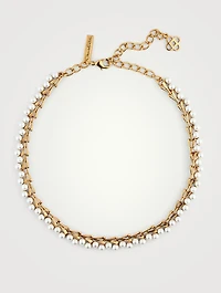 Faux Pearl Necklace
