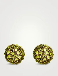 Cabochon Dome Clip-On Earrings