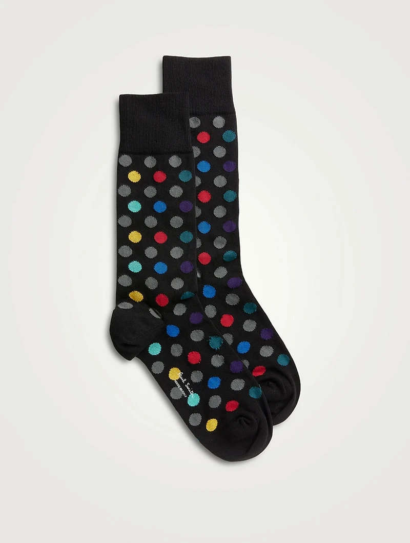 Argon Spotted Socks