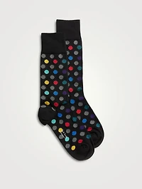Argon Spotted Socks