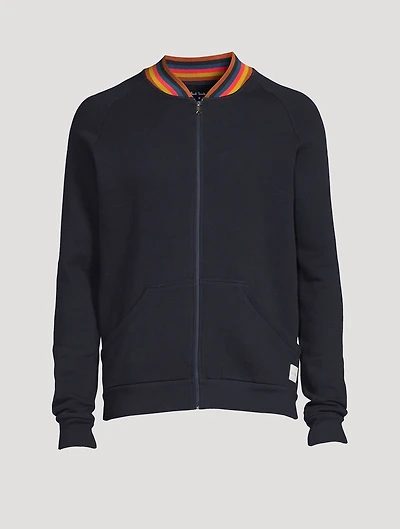 Jersey Zip Lounge Top