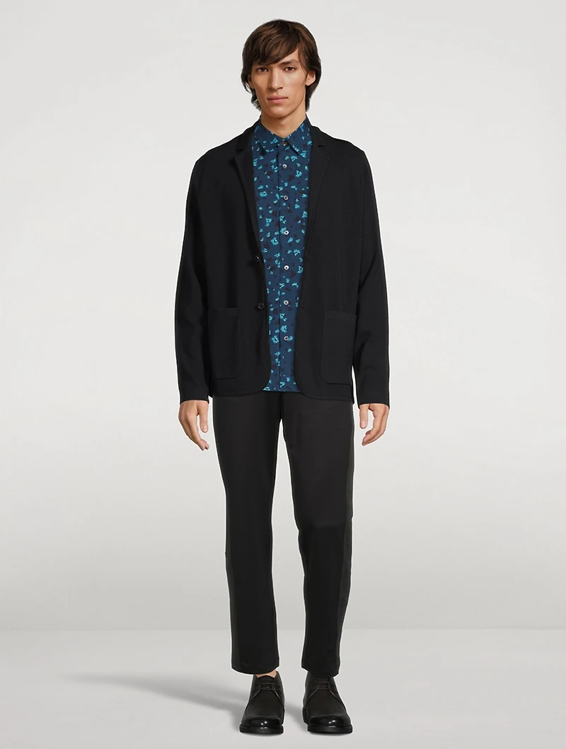 Slim-Fit Shirt Hazy Floral Print