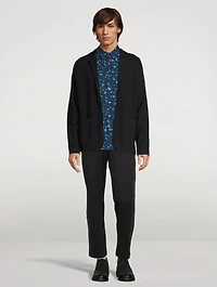 Slim-Fit Shirt Hazy Floral Print