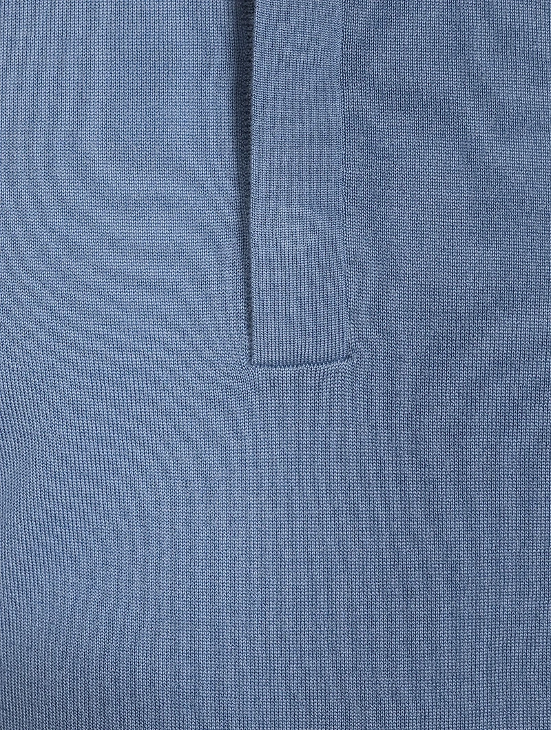 Merino Long-Sleeve Polo Shirt