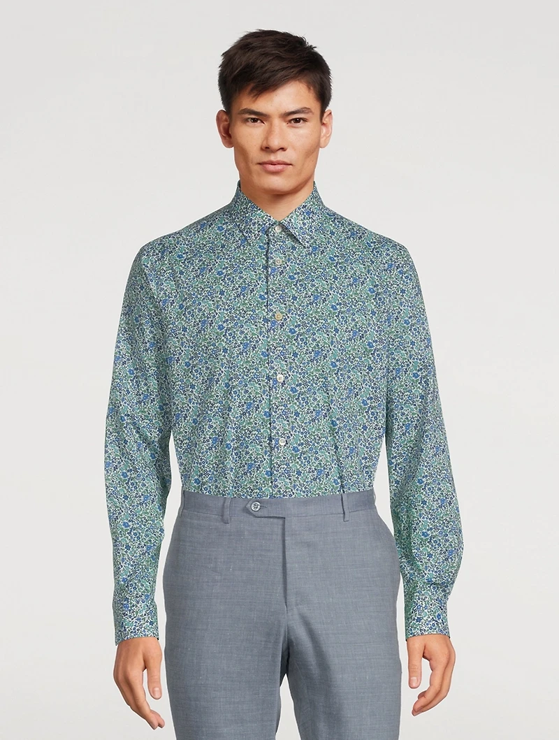 Tailored-Fit Shirt Liberty Floral Print
