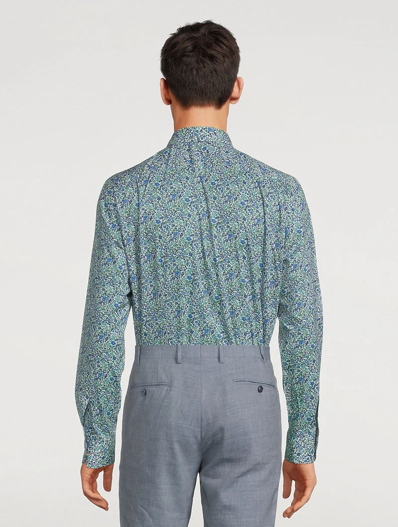 Tailored-Fit Shirt Liberty Floral Print