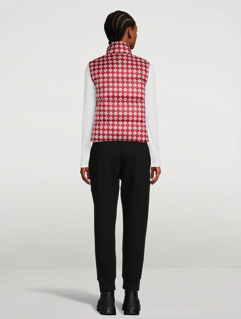 Reformation X Cypress Down Vest Edie Print