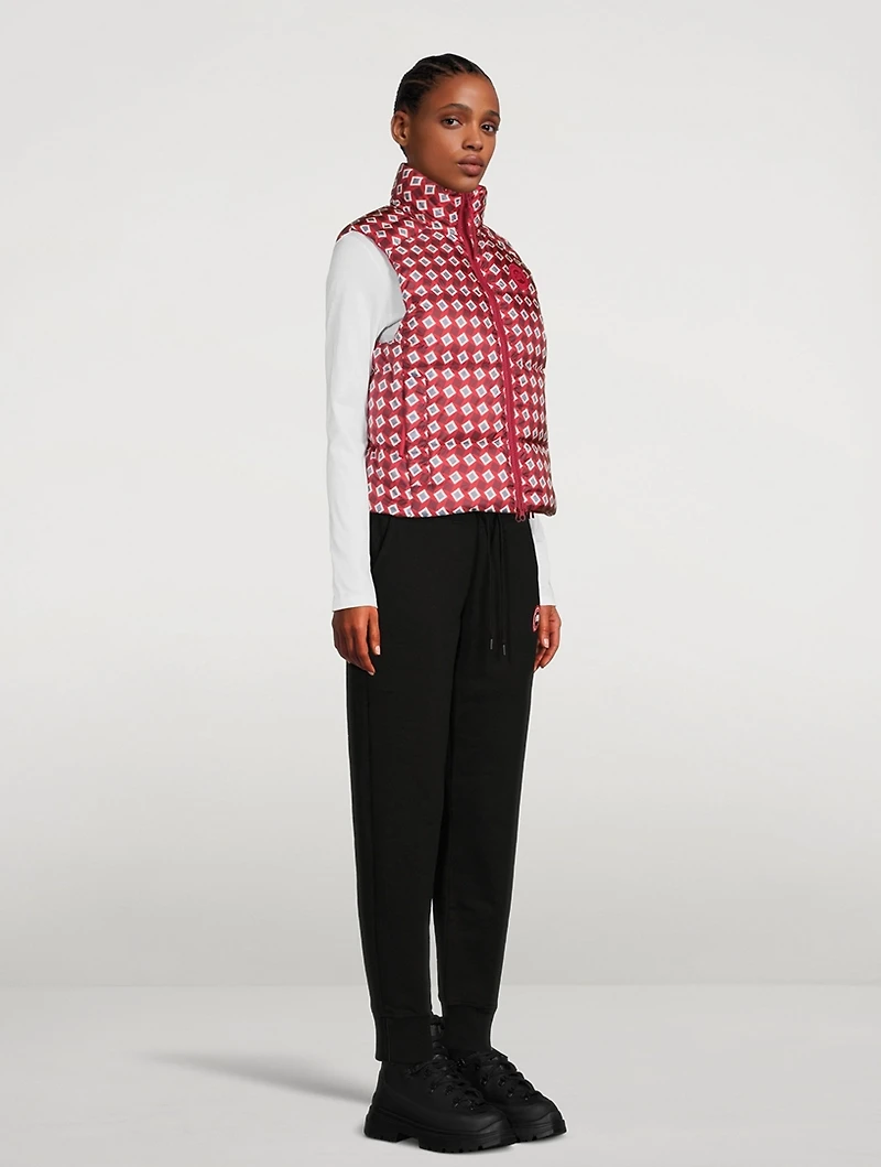 Reformation X Cypress Down Vest Edie Print