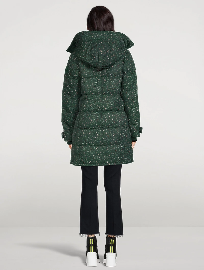 Canada Goose x Reformation Shelburne Parka Floral Print