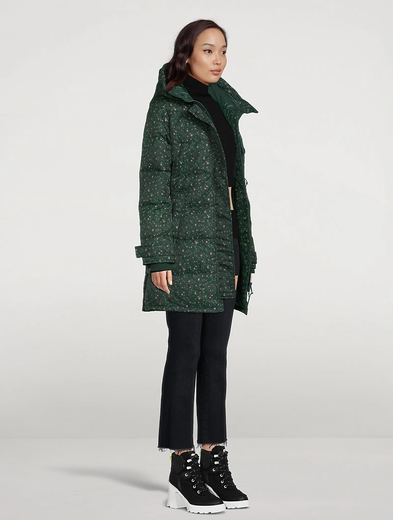 Canada Goose x Reformation Shelburne Parka Floral Print
