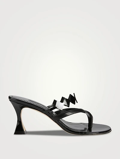 Sulafahi Leather Thong Mules