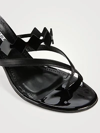 Sulafahi Leather Thong Mules