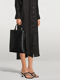Sulafahi Leather Thong Mules