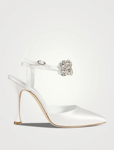 Mabina Embellished Satin Pumps