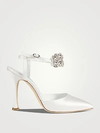Mabina Embellished Satin Pumps