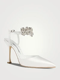 Mabina Embellished Satin Pumps