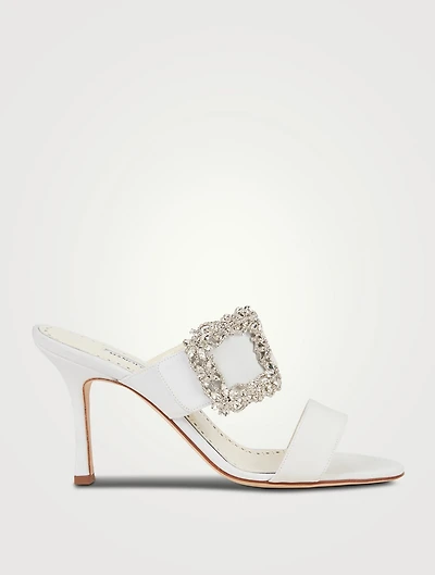 Gable Jewel Silk Mules