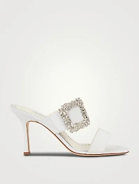 Gable Jewel Silk Mules