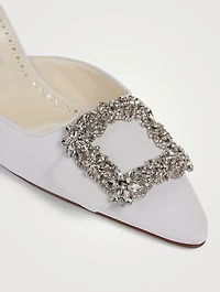 Maysale 50 Jewel Silk Mules