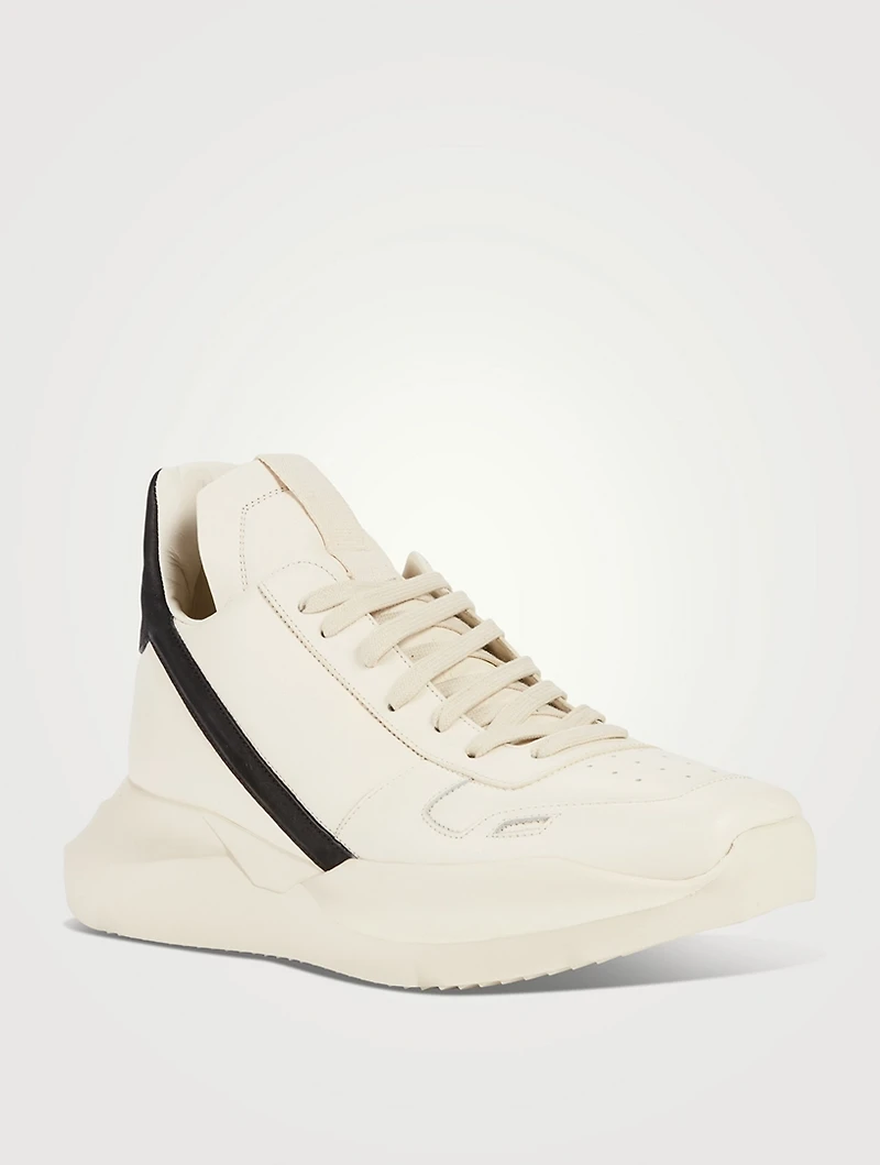 Geo Geth Leather Sneakers