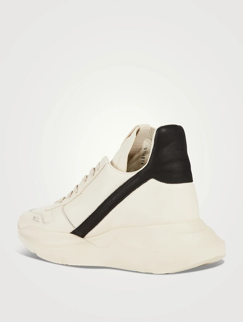 Geo Geth Leather Sneakers