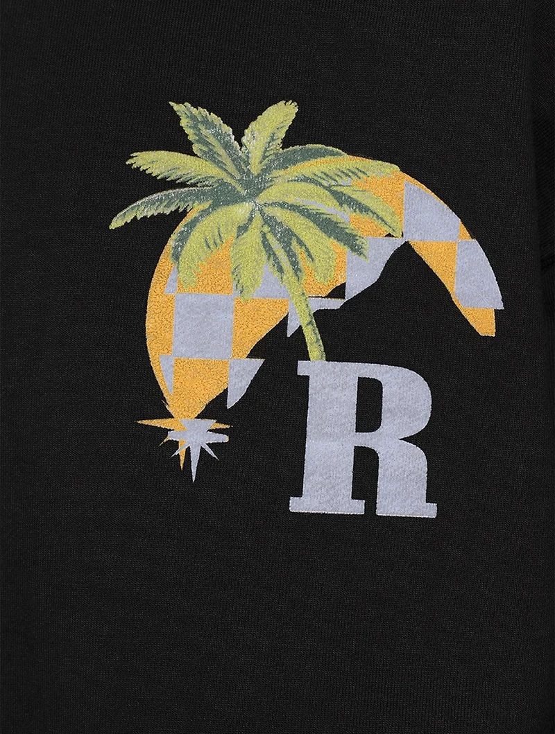 Moonlight Tropics Cotton Hoodie